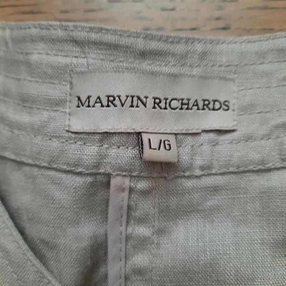 Linen Button Front Jacket Blazer - Picture 7 of 13